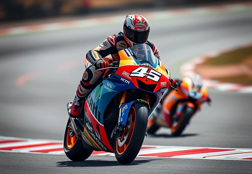 Representação visual: A ascensão de Marc Márquez na Moto GP: Como a tecnologia de 2025 está moldando o desempenho dos pilotos